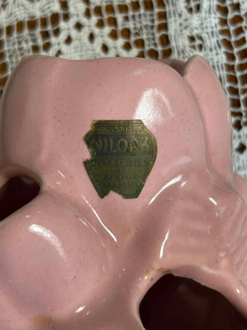 Rare Vintage Niloak Ozark Dawn Pink Tulip Crocus Vase - PRISTINE